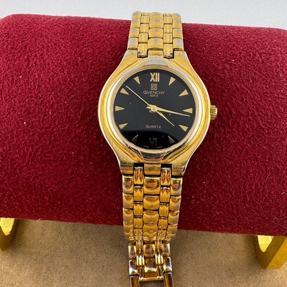 Vintage Givenchy Paris Designed Gold Watch - Picture 1 of 8